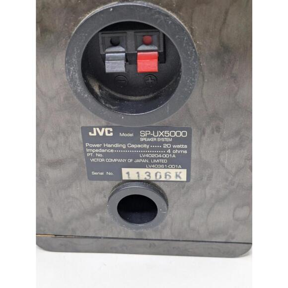Pair of JVC - Model SP-UX 5000 Speakers  System (20Watt) Bookshelf Speakers - Picture 4 of 7